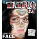 Candy Skull Face Temporary Tattoo