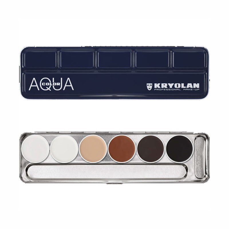 Kryolan Aquacolor 6Color Palettes