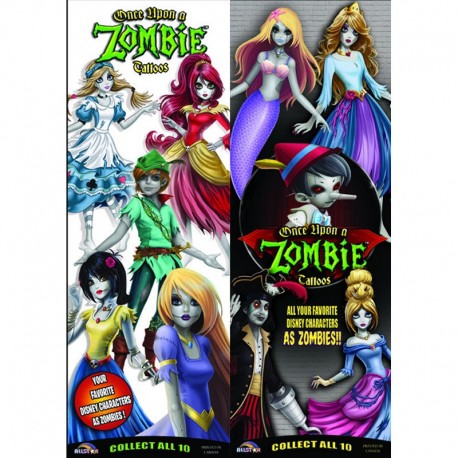 Once Upon a Zombie Temporary Tattoos