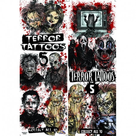 Terror Series 5 Temporary Tattoos