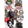 Terror Series 2 Temporary Tattoos