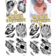 Mechanical Gear Temporary Tattoos