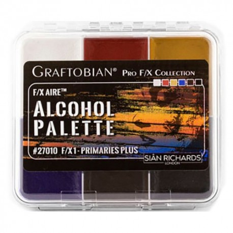 Graftobian F/X Aire Alcohol Palette - Primaries Plus