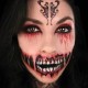 Demon Big Mouth Temporary Tattoo