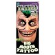 Evil Grin Big Mouth Temporary Tattoo