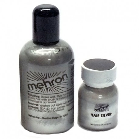 Mehron Hair Silver 