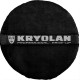 Kryolan Premium Powder Puff - Black 4-inch