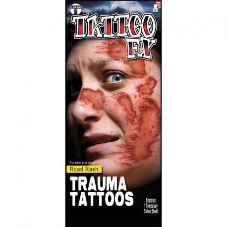 Trauma Series Tattoo FX - Road Rash