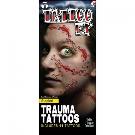 Trauma Series Tattoo FX - Stapled