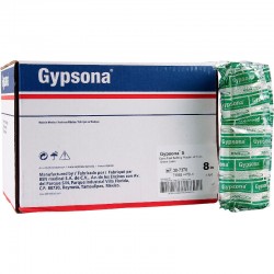Gypsona Plaster Bandages - Extra Fast Setting - 8-inch